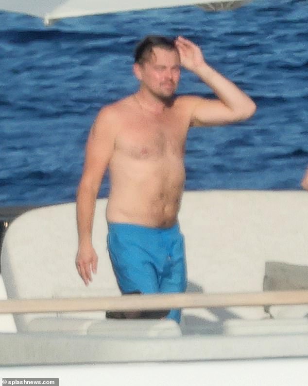 Swimmer: Leo's hair appeared to be wet fresh from a swim