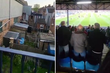 Inside incredible away entrance at Luton's ground following Prem promotion