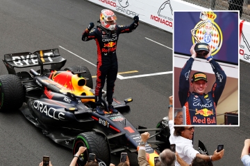 Verstappen strolls to Monaco GP win as rain chaos helps Hamilton finish fourth