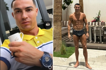 Ronaldo shows off £750k watch as Al-Nassr ace spends some of huge salary