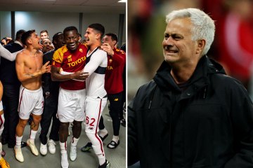 Mourinho in tears as Roma reach Europa League final and hails ex-Man Utd star