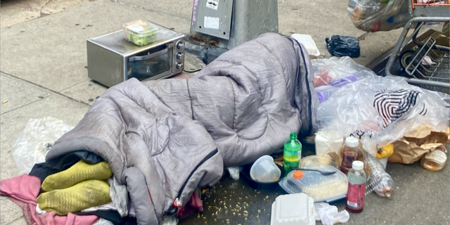 West 43rd Street homeless man