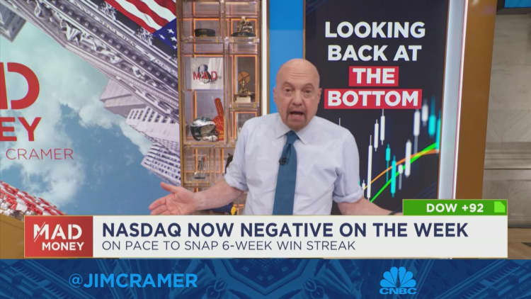 Jim Cramer looks back on October's market bottom