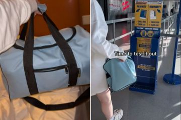 Woman reveals perfect bag for getting around Ryanair luggage rules