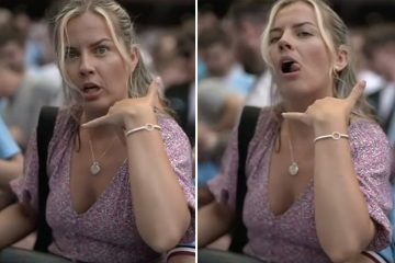 BBC viewers stunned as fan makes very lewd gesture at FA Cup final