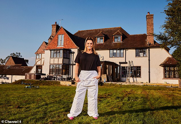 Home: Katie's bankruptcy in 2019 meant the star, once worth a reported £45million, faced losing her £2million 11-bedroom' 'Mucky Mansion'