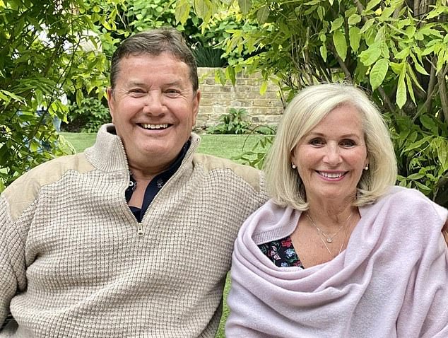 The ITV star has been pictured out for dinner with her parents Linda and Brian (pictured together), sister Kelly, and three children near to her £8million Algarve villa.