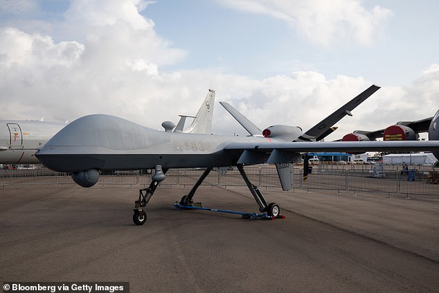 Pictured: A U.S. Air Force MQ-9 Reaper unmanned aerial vehicle (UAV) drone (File Photo)