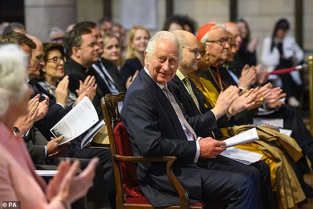 Organised by chamber music organisation Wigmore Hall at London church St James's - the event saw iconic anthems including Zadok the Priest performed in front of a sold-out crowd