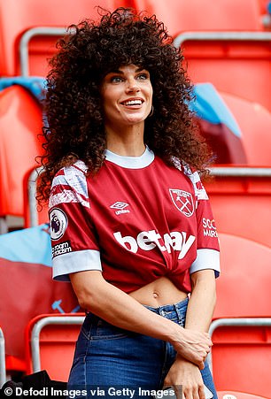 The girlfriend of centre back Thilo Kehrer, Ariadna Hafez, also attended tonight's game