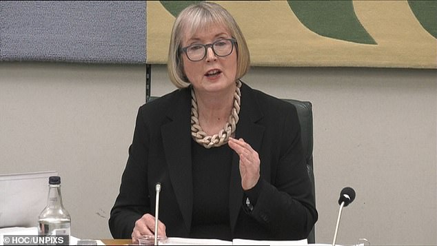 The former prime minister named committee chairman Harriet Harman (pictured), charging her with overseeing a 'kangaroo court' after he received its findings over whether he misled Parliament