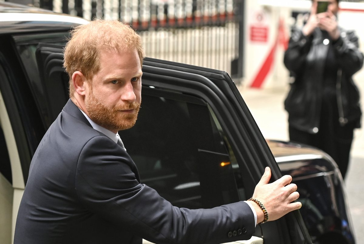 Prince Harry, who a royal author says blames the media for everything and wants revenge, arrives to give evidence on day two of the Mirror Group Phone hacking trial