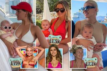 Love Island mumfluencer rich list reveals how stars can cash in on baby brands