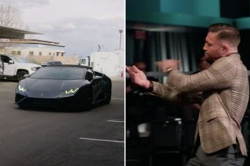 McGregor shows up to TUF in Lambo but is left devastated after horror start