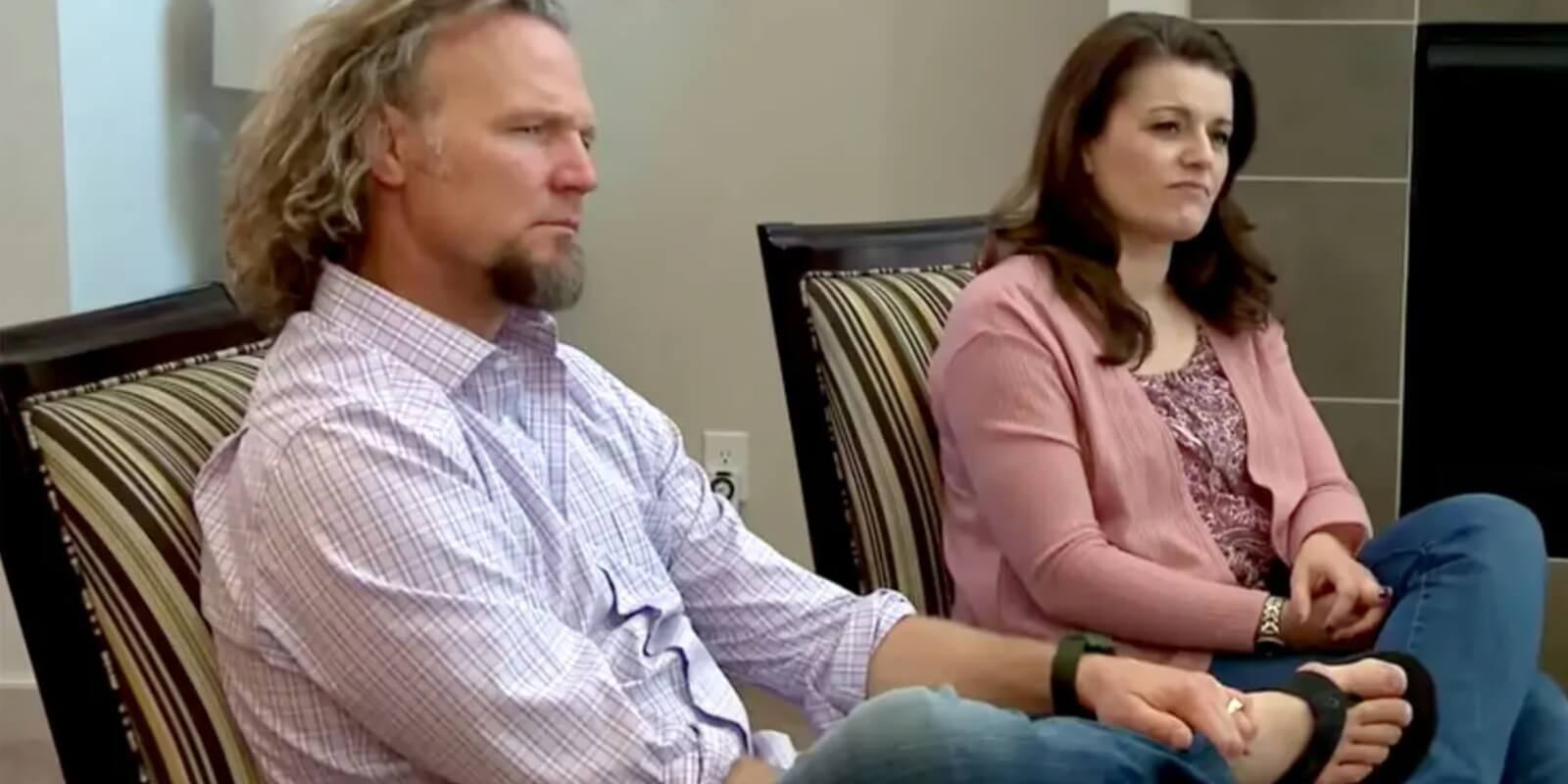 Kody Brown and Robyn Brown in an episode shot at home for TLC's 'Sister Wives.'