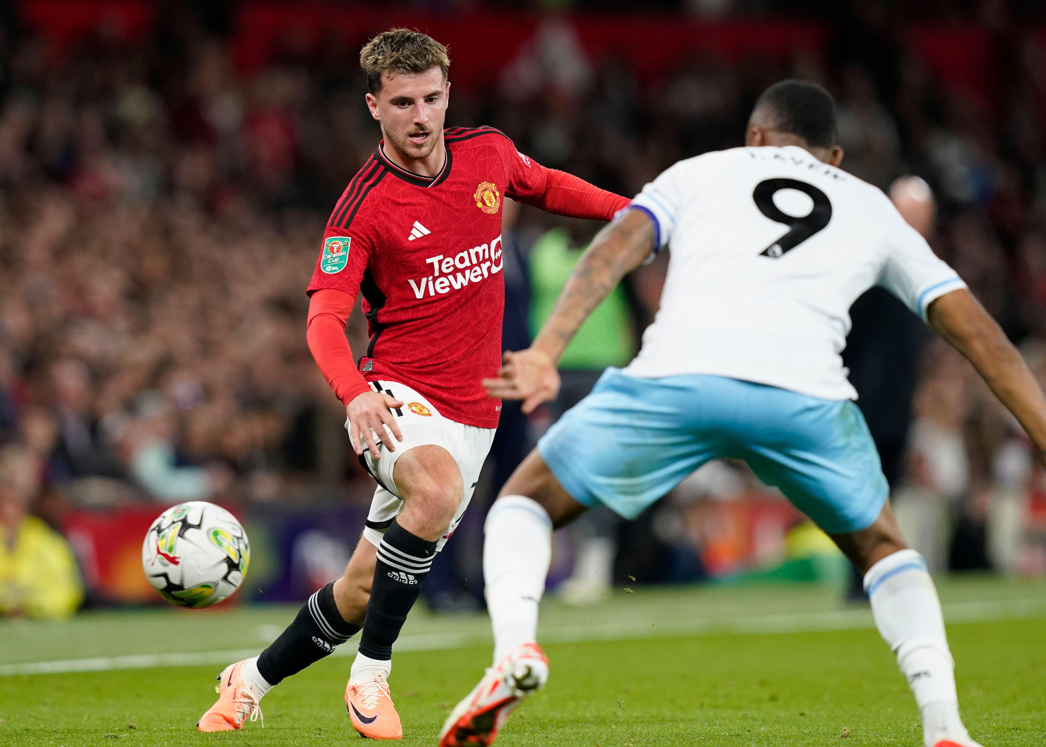 Mason Mount was one United's star first-half performers