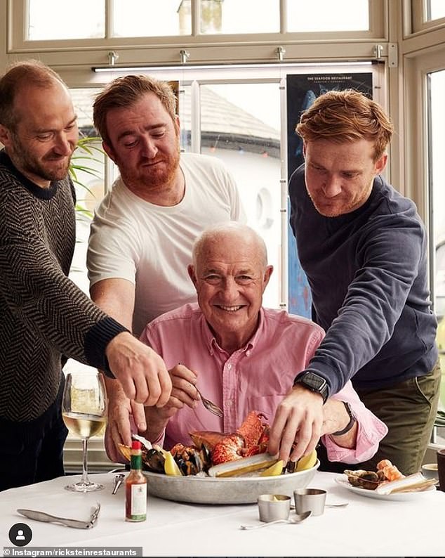 Diners were left furious after celebrity chef Rick Stein (pictured) hiked the cost of condiments at his Cornwall fish and chip shop to £2 each, amid what is being called a 'cost of dipping' crisis