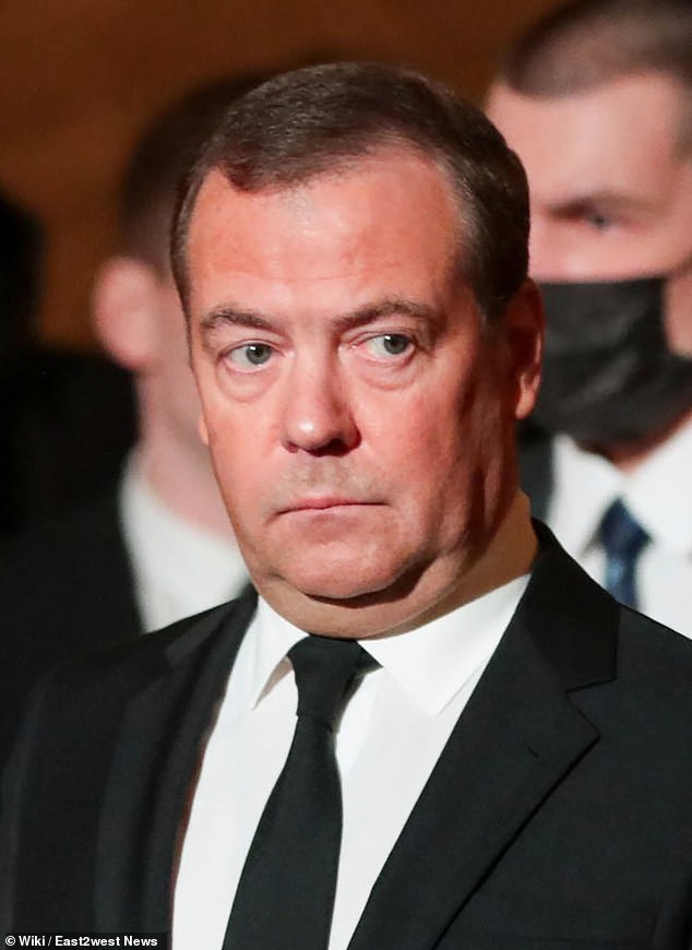 Medvedev is the deputy chair of Russia's security council
