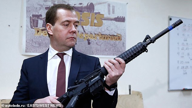 Medvedev claimed NATO is acting like Nazi Germany and the Axis powers