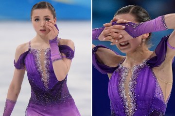 Russia slammed as Valieva, 15, cries on Olympic ice amid drugs row