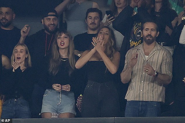 Furious NFL fans have slammed the fanfare surrounding Taylor Swift and her supposed boyfriend Travis Kelce after NBC cut to the singer 17 different times during Sunday night's broadcast of the Jets-Chiefs game