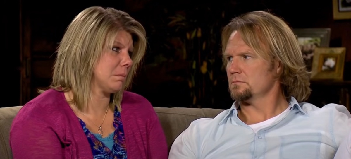 Meri Brown and Kody Brown look at each other with concern in an early season of 'Sister Wives'. Their marriage may have already been on the rocks.