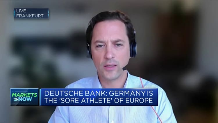 Germany is the 'sore athlete' of Europe, not its 'sick man,' Deutsche Bank strategist says