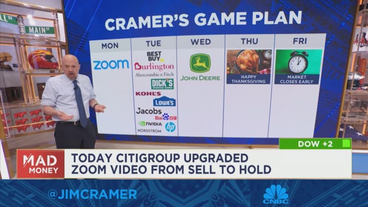 Jim Cramer looks ahead to next week's market calendar