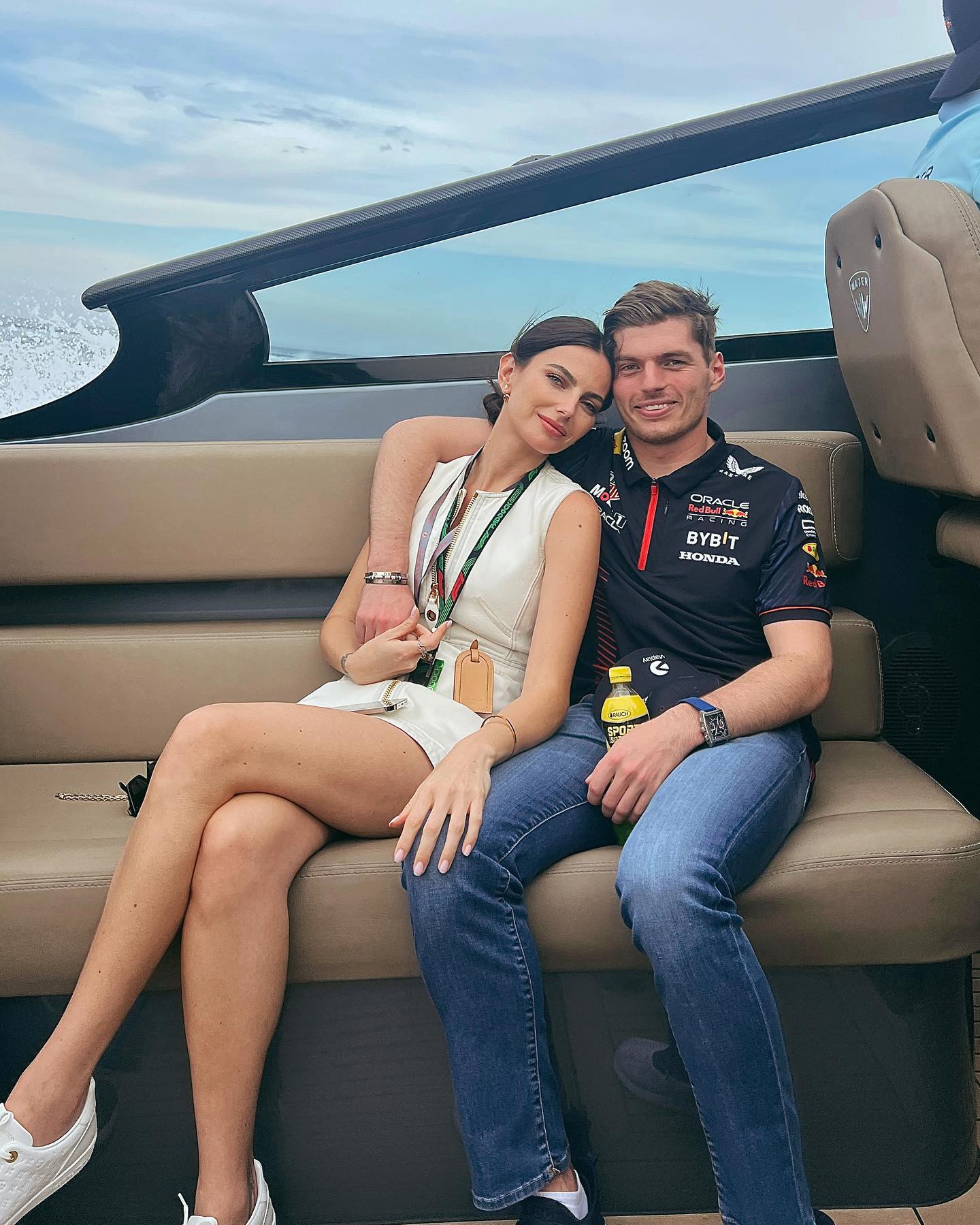 She is the girlfriend of Max Verstappen