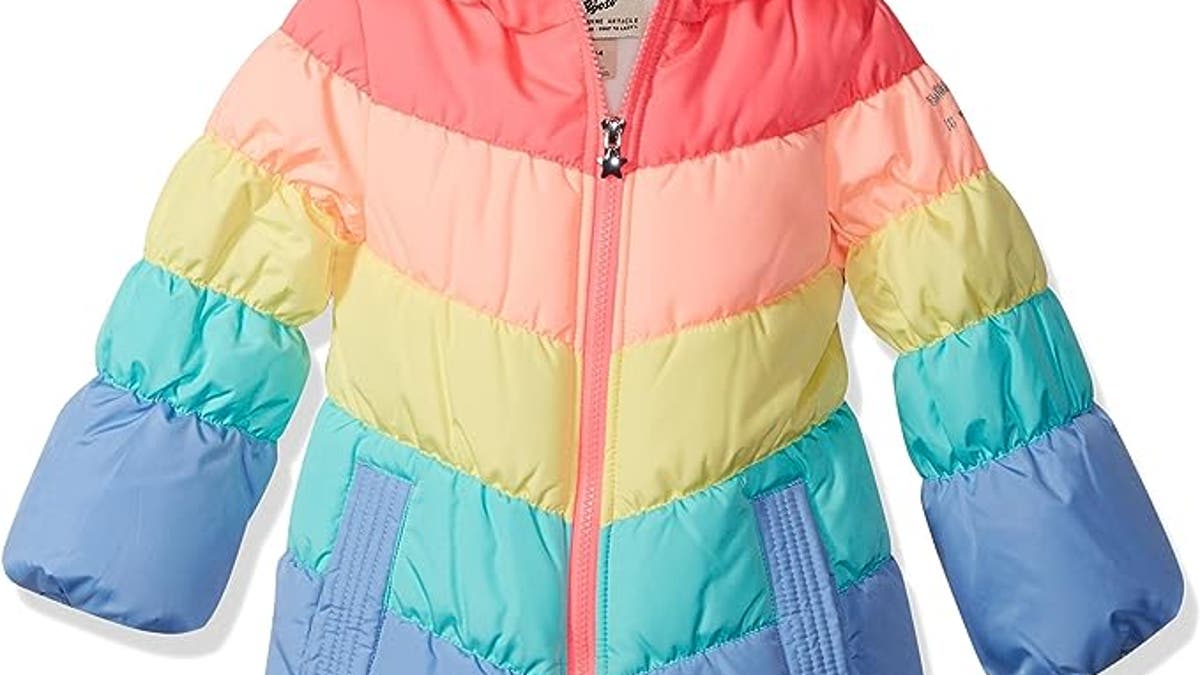 OshKosh B'Gosh Girls' Perfect Colorblocked Heavyweight Jacket Coat