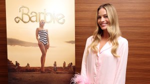 Margot Robbie at a 'Barbie' screening at Linwood Dunn Theater at the Pickford Center for Motion Study on November 18, 2023.