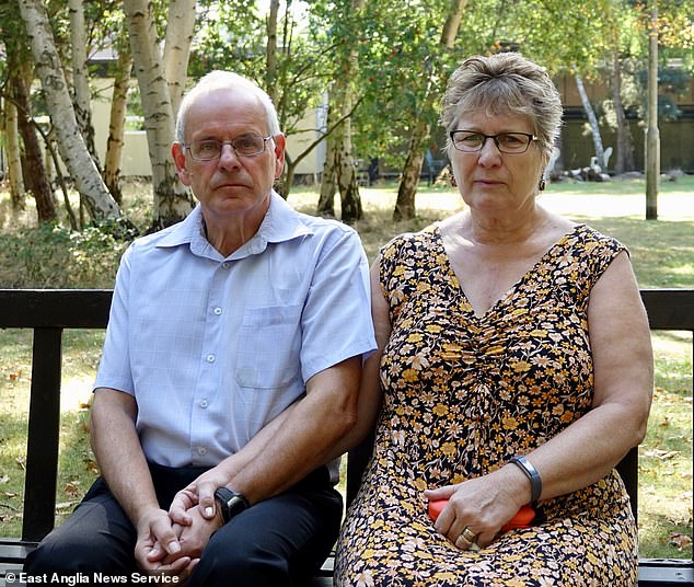 Graham and Lorinda Hall, the parents of Vicky Hall, 17, who was murdered in September 1999