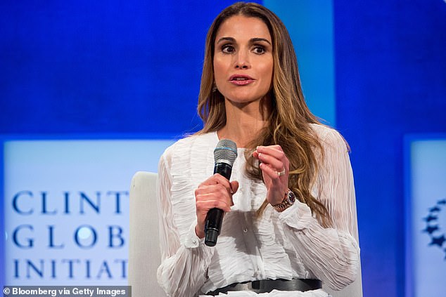 Queen Rania has become admired  for her strong voice and charitable work