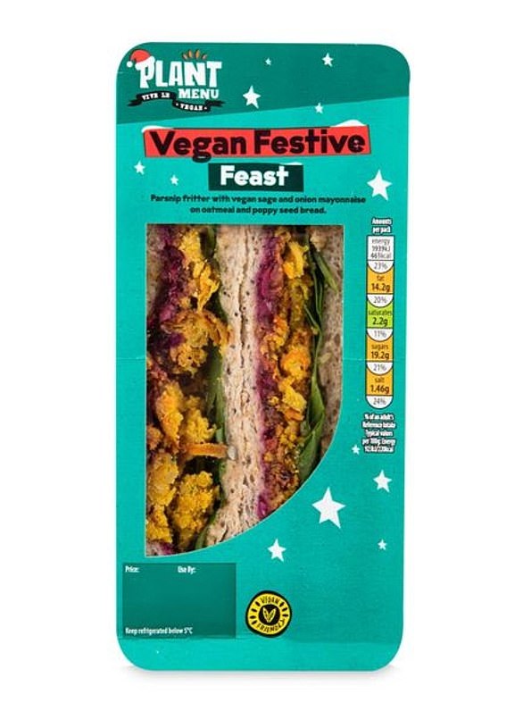 Elmira thought the Aldi Vegan Festive Feast was 'lovely and festive'
