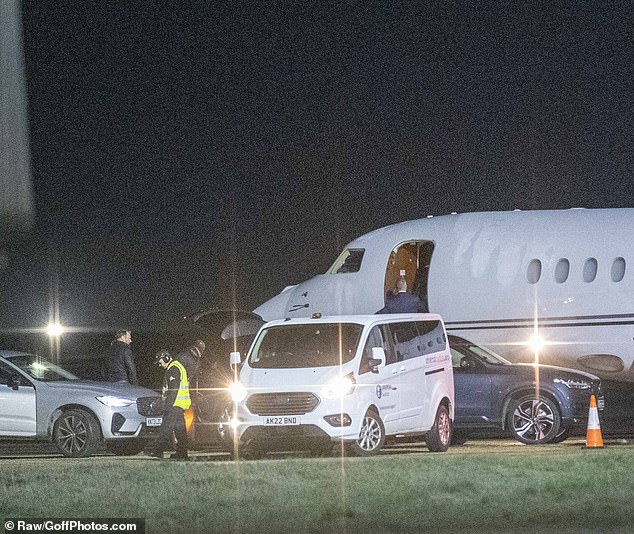 Taylor Swift has already departed London on her private jet after a whirlwind 12-hour visit to attend Beyonce's Renaissance premiere on Thursday.