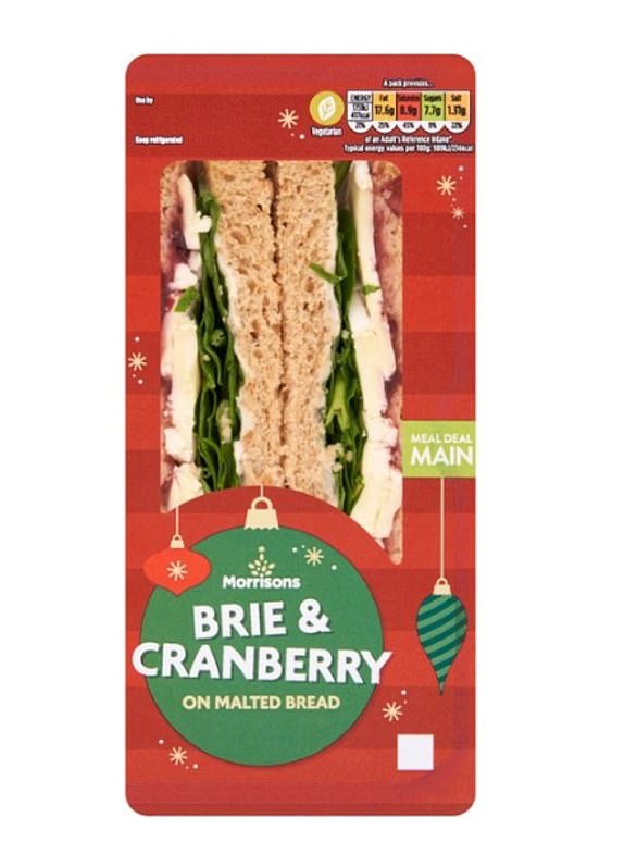 Amelia thought Morrison's could be more generous with the amount of brie they put in the sandwich