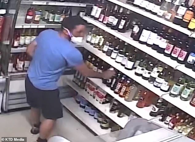 Jacques had stopped at the shop to buy a bottle of beer when the incident happened