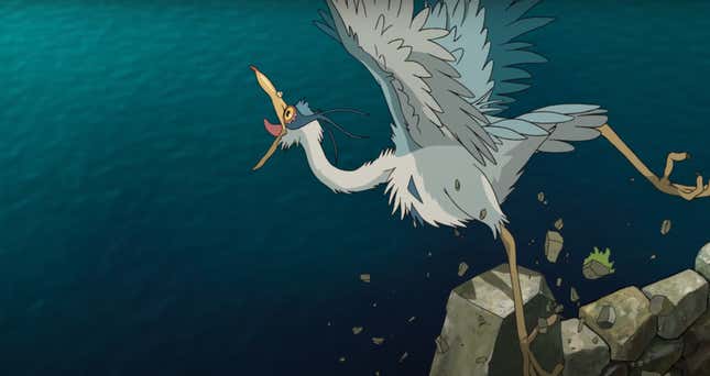 The Heron in The Boy and the Heron