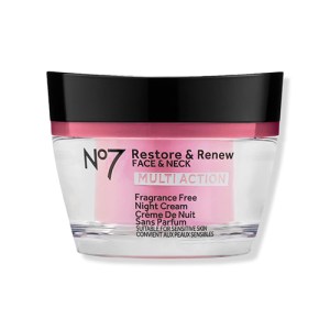 No 7 Restore & Renew Multi Action Fragrance Free Night Cream