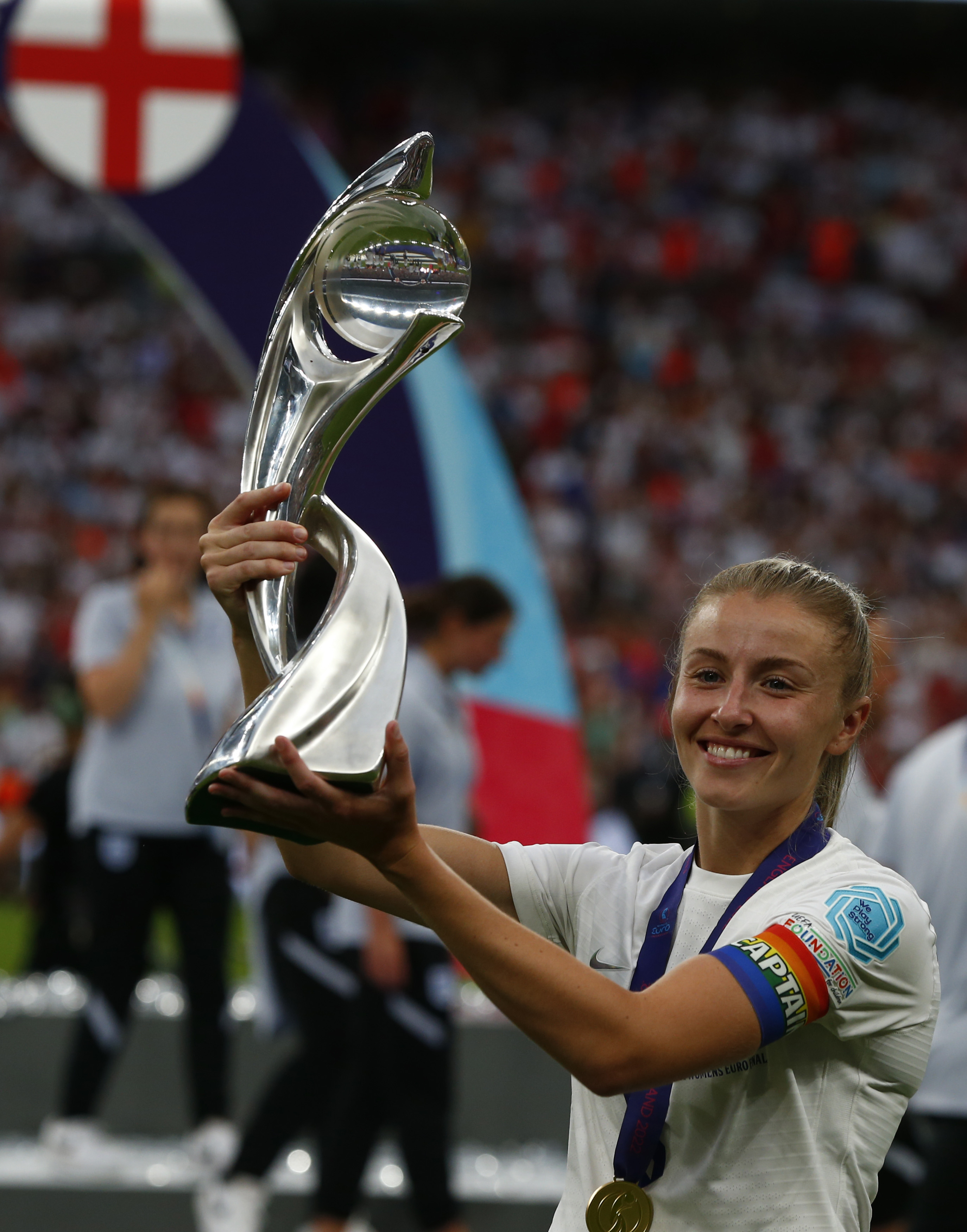 Leah Williamson led her country to glory at the Euros 2022