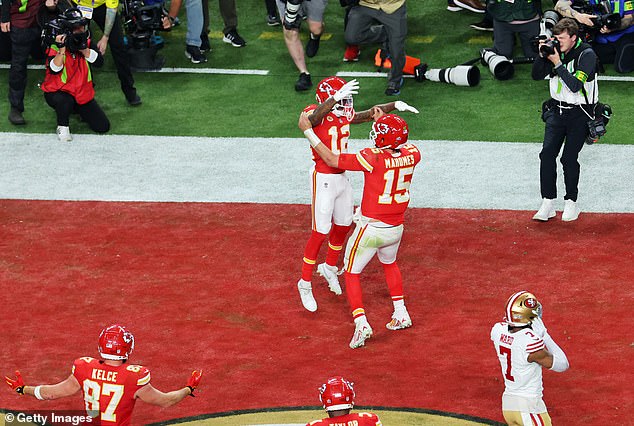 The game ended on a 13 play, 75 yard drive with Mahomes finding Hardman and the Chiefs etching their names into history